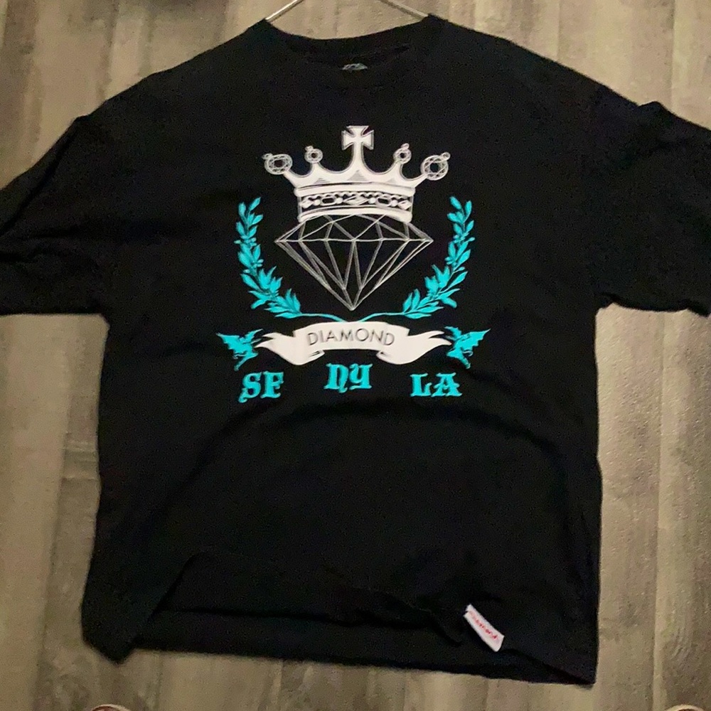 Diamond T-shirt 100% cotton Made in the U.S.A.